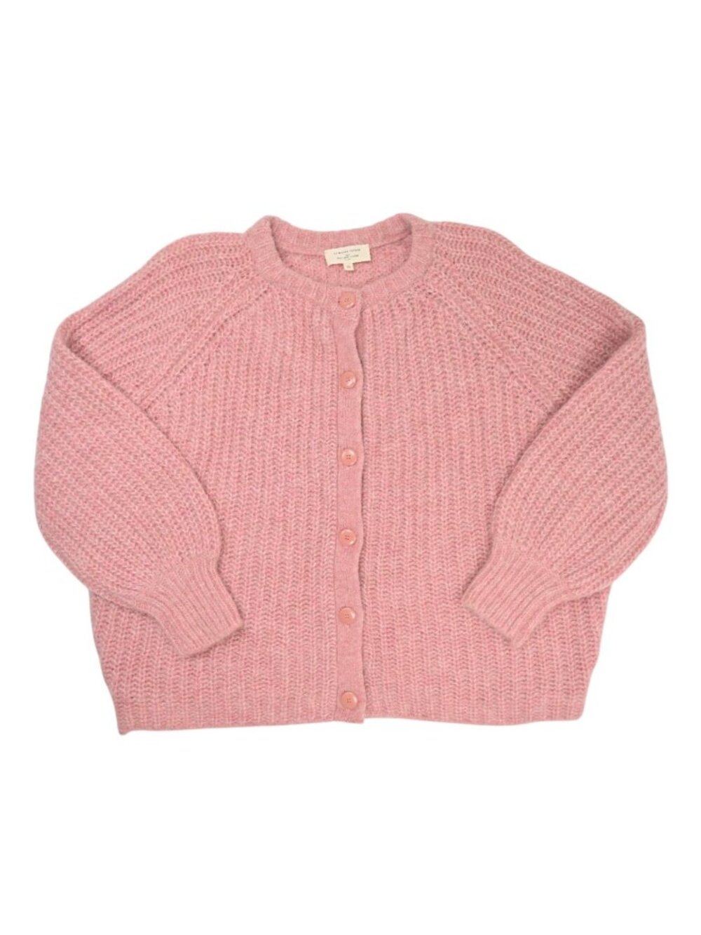Sezane Emile Cardigan in Mottled Pink